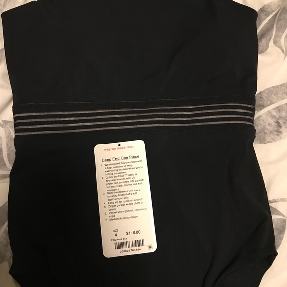 Lululemon one piece, 4, zipper back, like new. - Picture 5 of 5